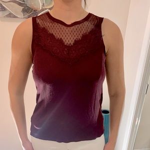 H&M blouse- plum